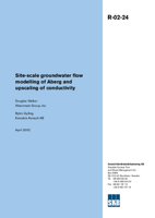 Site-scale groundwater flow modelling of Aberg and upscaling of conductivity