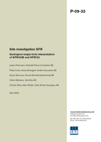 Geological single-hole interpretation of KFR102B and KFR103. Site investigation SFR