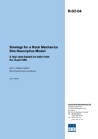 Strategy for a Rock Mechanics Site Descriptive Model. A test case based on data from the Äspö HRL
