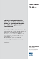 Tracey - a simulation model of trace element fluxes in soil-plant system for long-term assessment of a radioactive groundwater contamination