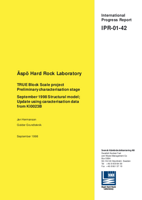Äspö Hard Rock Laboratory. TRUE Block Scale projekt Preliminary characterisation stage. September 1998 structural model; update using caracterisation data from KI0023B