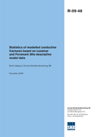 Statistics of modelled conductive fractures based on Laxemar and Forsmark Site descriptive model data