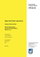 Äspö Hard Rock Laboratory. Canister retrieval test. Sensors data report (period: 001026-020501). Report no:4
