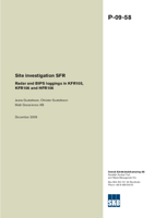 Radar and BIPS loggings in KFR105, KFR106 and HFR106. Site investigation SFR