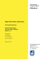 Äspö Hard Rock Laboratory. Prototype repository. Sensors data report (period:010917-020901). Report nr:3