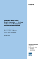 Hydrogeochemical site descriptive model - a strategy for the model development during site investigations