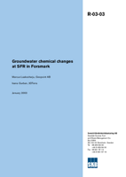 Groundwater chemical changes at SFR in Forsmark