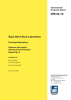 Äspö Hard Rock Laboratory. Prototype repository. Sensors data report (period: 010917-021201). Report no:4