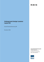 Underground design Laxemar. Layout D2