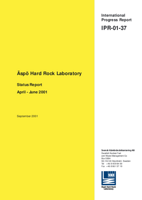 Äspö Hard Rock Laboratory. Status Report April - June 2001