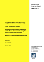 Äspö Hard Rock Laboratory. TRUE Block Scale project. Predictive modelling and evaluation of the Phase C tracer tests using the Posiva Streamtube approach. Posiva /VTT Processes modelling team