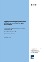 Strategy for thermal dimensioning of the final repository for spent nuclear fuel