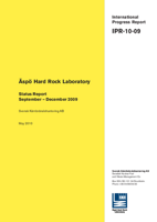 Äspö Hard Rock Laboratory. Status Report. September - December 2009