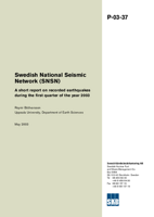 Swedish National Seismic Network (SNSN). A short report on recorded earthquakes during the first quarter of the year 2003