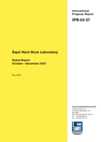 Äspö Hard Rock Laboratory. Status report. October - December 2002
