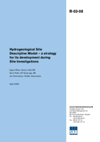 Hydrological Site Descriptive Model - a strategy for its development during Site Investigations