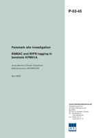 RAMAC and BIPS logging in borehole KFM01A. Forsmark site investigation.