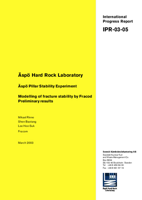 Äspö Hard Rock Laboratory. Äspö Pillar Stability Experiment. Modelling of fracture stability by Fracod. Preliminary results