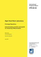 Äspö Hard Rock Laboratory. Prototype repository. Instrumentation of buffer and backfill for measuring THM processes