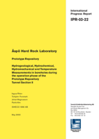 Äspö Hard Rock Laboratory. Prototype repository. Hydrogeological, hydrochemical, hydromechanical and temperature measurements in boreholes during the operation phase of the prototype repository tunnel section II