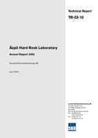 Äspö Hard Rock Laboratory. Annual Report 2002