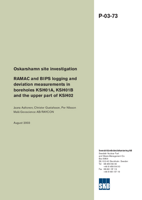 RAMAC and BIPS logging and deviation measurements in boreholes KSH01A, KSH01B and the upper part of KSH02. Oskarshamn site investigation.