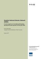 Swedish National Seismic Network (SNSN). A short report on recorded earthquakes during the fourth quarter of the year 2010