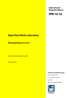 Äspö Hard Rock Laboratory. Planning report for 2011