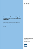 Groundwater flow modelling of the excavation and operational phases - Forsmark. Updated 2013-08