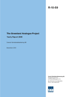 The Greenland Analogue Project Yearly Report 2009