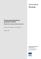 Thermo-Hydro-Mechanical properties of MX-80. Results from advanced laboratory tests