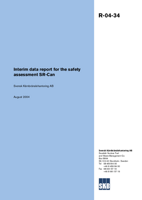 Interim data report for the safety assessment SR-Can