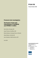 Geological single-hole interpretation of KFM04A and HFM09-10 (DS4). Forsmark site investigation. Revised October 2006