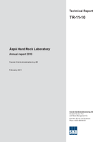 Äspö Hard Rock Laboratory. Annual report 2010