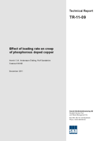 Effect of loading rate on creep of phosphorous doped copper