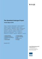 The Greenland Analogue Project. Yearly report 2010