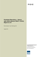 Prototype Repository - Sensor data report (period 100917-110101) Report no 24