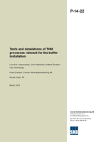 Tests and simulations of THM processes relevant for the buffer installation