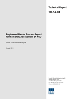 Engineered Barrier Process Report for the Safety Assessment SR-PSU