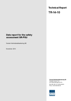 Data report for the safety assessment SR-PSU. Updated 2015-10