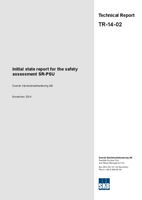 Initial state report for the safety assessment SR-PSU. Updated 2015-10