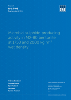 Microbial sulphide-producing activity in MX-80 bentonite at 1750 and 2000 kg m-3 wet density