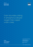 Grain boundary sliding in phosphorus alloyed oxygen-free copper under creep