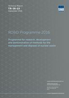 RD&D Programme 2016. Programme for research, development and demonstration of methods for the management and disposal of nuclear waste