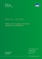 KBS-3H - DETUM. Difference flow logging in boreholes K03009F01 and K08028F01