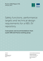 Safety functions, performance targets and technical design requirements for a KBS-3V repository. Conclusions and recommendations from a joint SKB and Posiva working group
