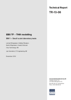 EBS TF - THM modelling. BM 1 - Small scale laboratory tests
