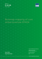 Boremap mapping of core drilled borehole KFM24