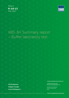KBS-3H Summary report - Buffer laboratory test