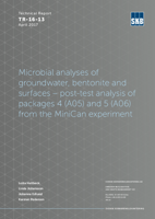 Microbial analyses of groundwater, bentonite and surfaces - post-test analysis of packages 4 (A05) and 5 (A06) from the MiniCan experiment